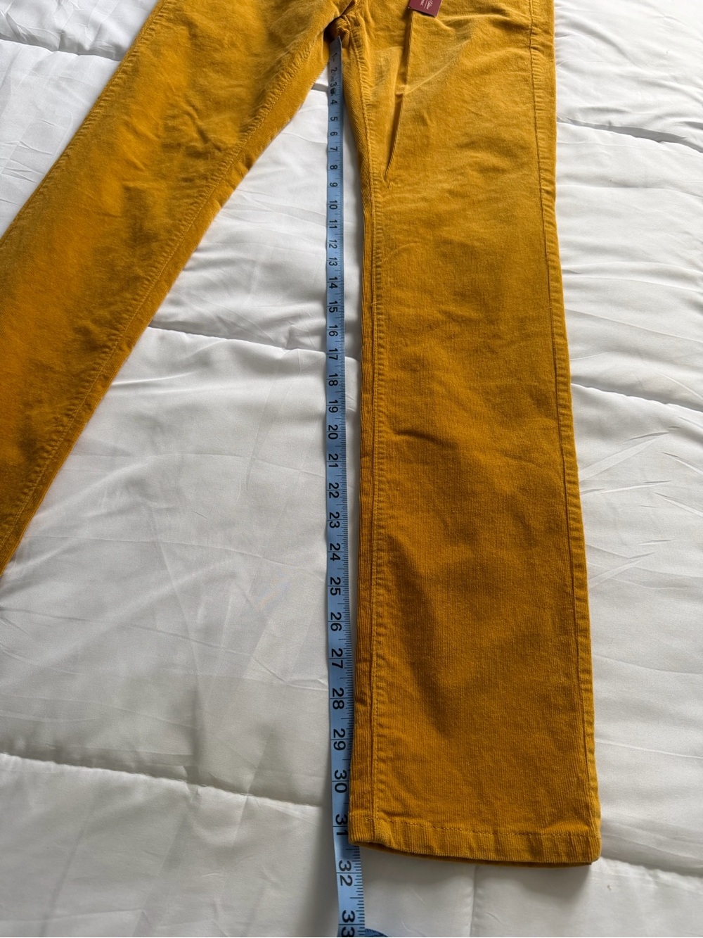 NWT Banana Republic Women’s Corduroy Pants in Mustard Gold - Picture 5 of 8